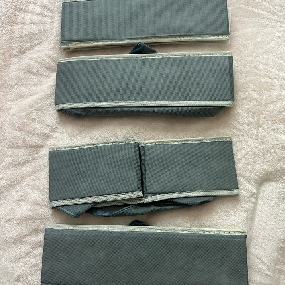 Amazon Gray Closet Organizer Set